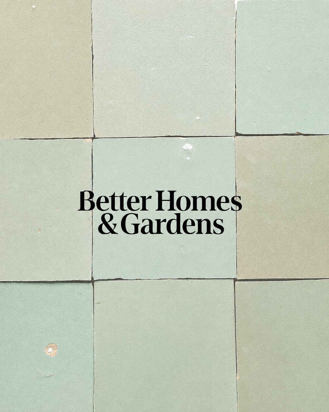 Better Homes and Gardens tile drenching bathroom trend feature with insight from R. Jane Morgan Interior + Design